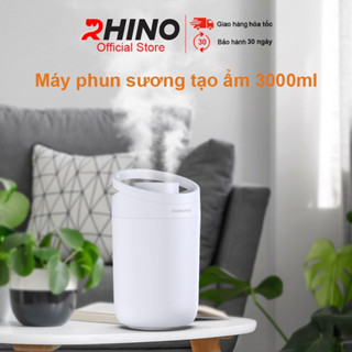 Máy phun sương tạo ẩm tinh dầu cỡ lớn Rhino H806 3000ml, 2 lõi phun, dung tích lớn
