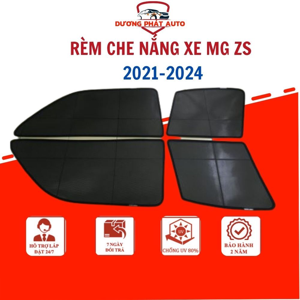RÈM CHE NẮNG XE MG ZS 2021-2024 CÓ HÚT NAM CHÂM LOẠI 2