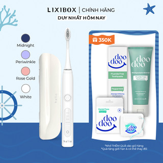Bàn Chải Điện Halio Sonic Whitening Toothbrush Pro - Màu White Kèm Hộp Đựng