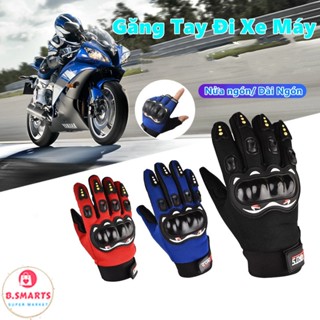 Găng Tay Đi Phượt Sport Kín Ngón Đảm Bảo An Toàn Khi Chạy Xe, Găng Tay Xe Máy Có Gù Chống Thấm Nước
