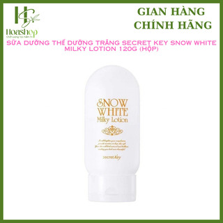 Sữa dưỡng thể dưỡng trắng SECRET KEY Snow White Milky Lotion 120g (Hộp)