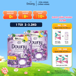 Nước xả vải DOWNY hương hoa Oải Hương nước Pháp Túi 2.2L-3L
