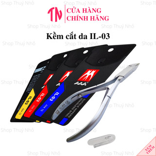 Kềm AAA inox cao cấp không gỉ cắt da, nhặt da tay IL-03 dụng cụ làm móng tay chuyên nghiệp nghệ thuật nail