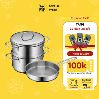 Nồi hấp mini wmf sortiment 16cm và chảo thép mini wmf 18cm - 716836040/0718806041
