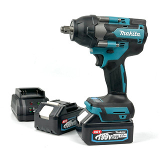 Máy Siết bulong K-Max 199V dùng pin Makita chân phổ thông 4cm Lực Siết 990N.m Đầu Bọc Cao Su Sài Pin Dung Lượng Cao