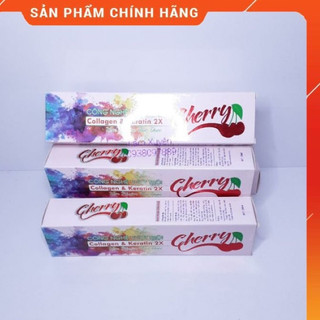 Thuốc nhuộm tóc thảo dược CHERRY 100ml 🔥GIÁ RẺ🔥 không mượt hôi, mềm mượt tóc, lên màu chuẩn không rát da đầu ✨FREESHIP✨