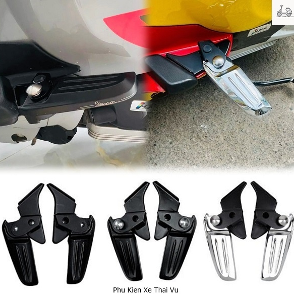 [1 Cặp] GÁC CHÂN CHO VESPA SPRINT PRIMAVERA LX S NÚT BẤM TỰ ĐỘNG