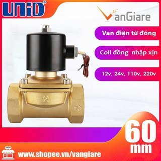 Van điện từ phi 60 UW50 UniD (Coil nhập Xịn) điện áp 24v 220v