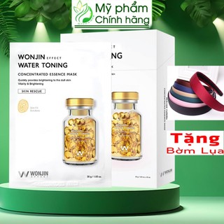 Mặt Nạ Wonjin Effect Water Toning [MIẾNG LẺ] Concentrated Essence Mask 30ml [TẶNG 1 BĂNG ĐÔ LỤA KHI MUA 10 MIẾNG]