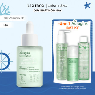 Tinh Chất Cấp Ẩm The Auragins 8% Vitamin B5 & Hyaluronic Acid Serum 30ml