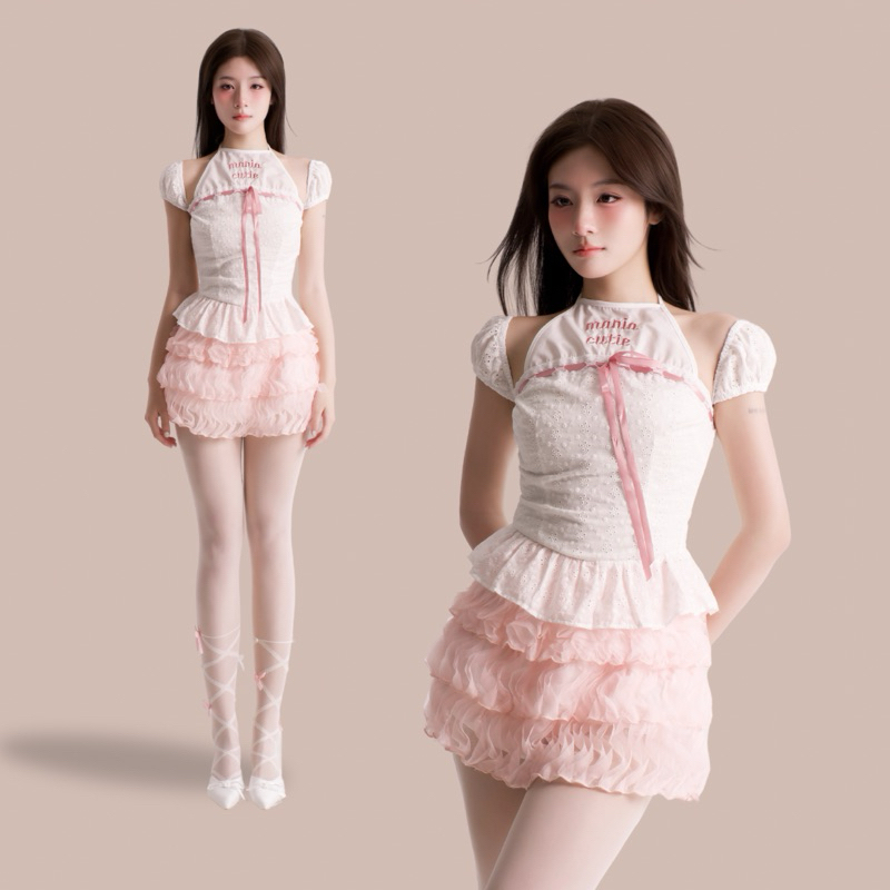 Siena top | Áo kiểu vải thêu | Mania cutie ( đã có thêm dây kéo)