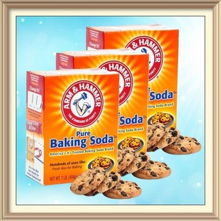 Hộp 454g bột muối nở baking soda đa năng tẩy rửa vệ sinh diệt khuẩn khử mùi đánh trắng răng rửa rau giặt đồ tẩy da chết
