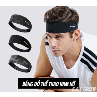 Băng đô thể thao Nam Nữ đeo trán thấm mồ hôi quấn đầu headband chạy bộ Gym thể dục