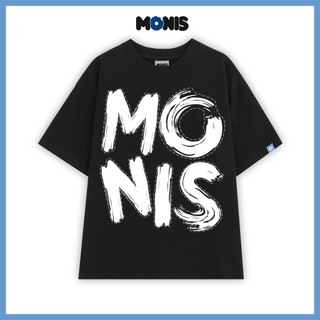 Áo thun unisex basic oversize break.line 100% cotton - monis chính hãng