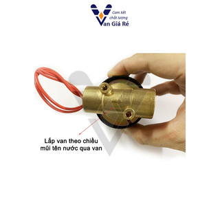 Coil đồng, hàng chuẩn | Van điện từ UD8 phi 13mm coil nhập xịn, dùng cho nước, khí nén, hơi, dầu 12V 24V 220V, 2w tròn