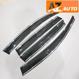 Bộ vè che mưa Honda CR-V, CRV 2012-2016 - chỉ mạ Crom hàng cao cấp