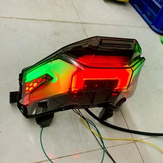 [KIỂU 2] Đèn hậu Vario 160 Audi đổi màu -tích hợp xinhan Honda đuôi audi lái stop click shark power magic boy 7 vario160