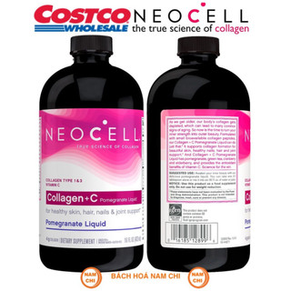 [MẪU MỚI NHẤT] Nước Uống Collagen Lựu NEOCELL Collagen + C Pomegranate Liquid 473ml (CHUẨN USA)