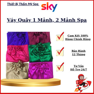 Váy quây spa, thẩm mỹ viện HÀNG CAO CẤP -chất liệu vải phí bóng, thoáng mát,mềm mịn với làn da