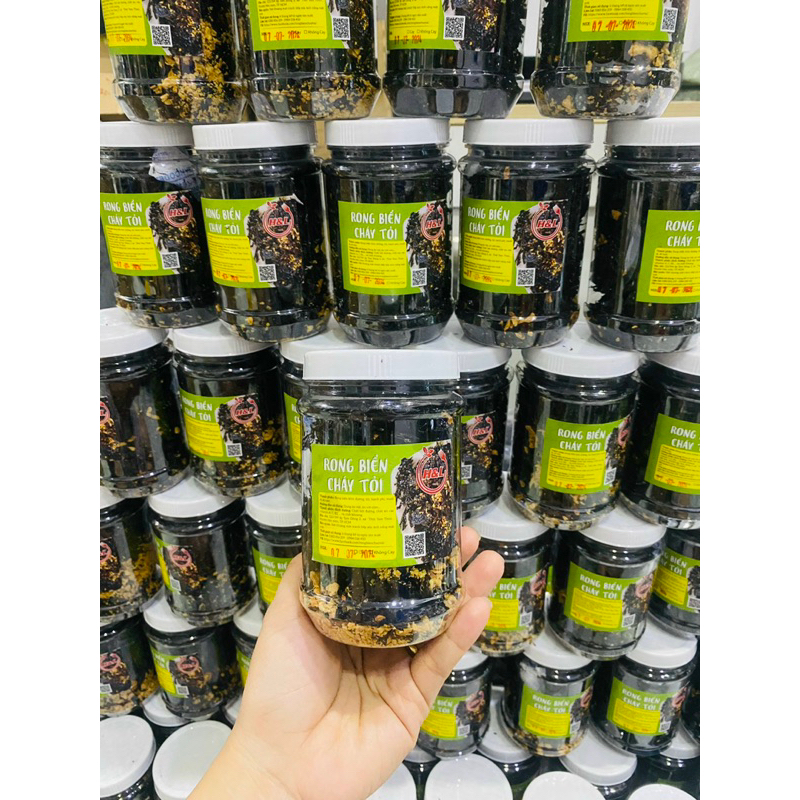 Combo mua 5 tặng 1 rong biển sấy tỏi ngon giòn hủ 70gr (tổng 6 hủ)