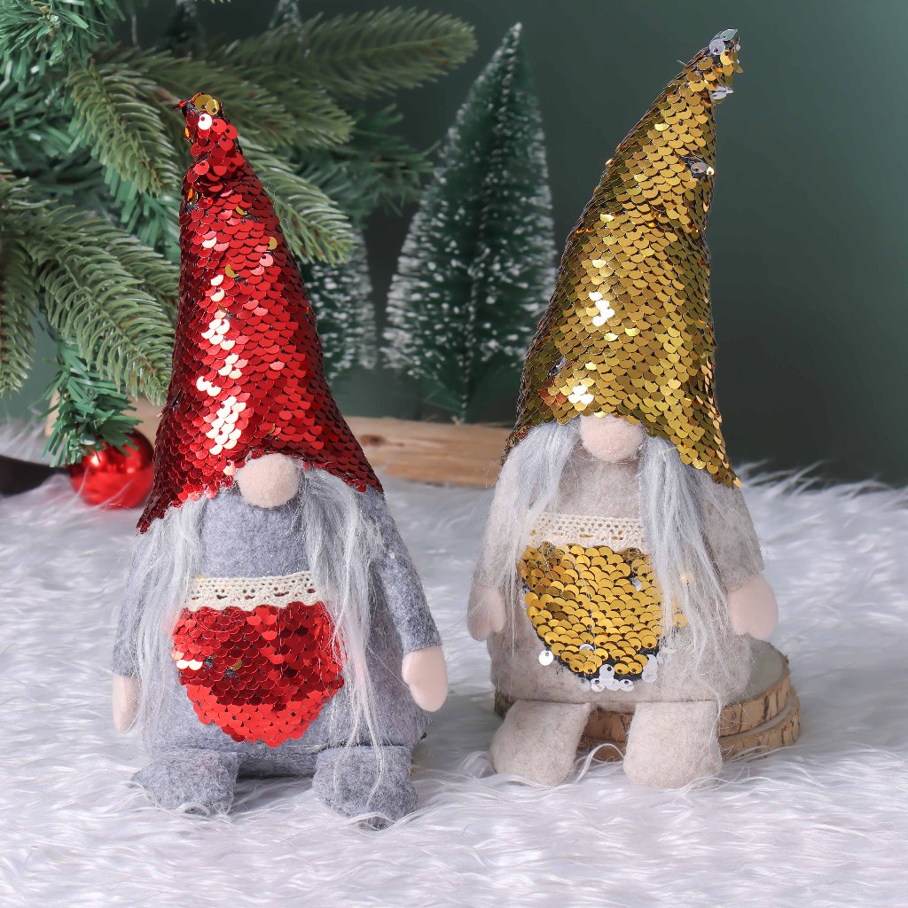 Ông Già Đeo Yếm Để Bàn DB04 Trang Trí Noel Giáng Sinh