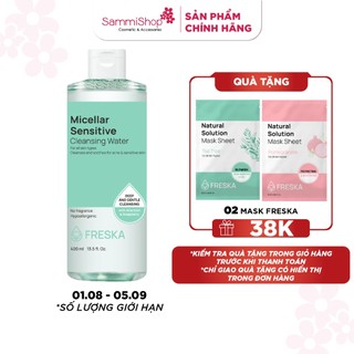 Freska Nước tẩy trang Micellar Sensitive Cleansing Water 400ml