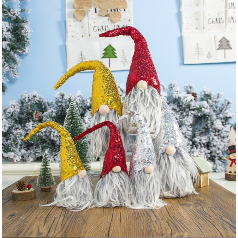Ông Già Vui Vẻ Để Bàn DB05 Trang Trí Noel Phụ Kiện Giáng Sinh