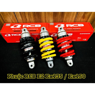 Phuộc Sau RCB Dành Cho Ex135 / Ex150 Hàng Chính Hãng RCB ( Mẫu E2 Ty Trắng ) >>>>