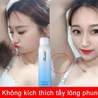 Xịt tẩy lông không đau 150ml xịt tẩy lông vùng kín tẩy lông nách Triệt lông không đau tẩy lông trên cơ thể Tẩy lông phun
