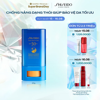 Chống nắng dạng thỏi Shiseido GSC Clear Suncare Stick SPF50+ 20G