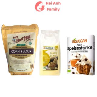 Bột bắp, tinh bột bắp hữu cơ nhập khẩu - (gói 50 -100g)
