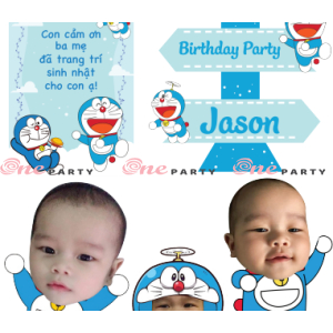combo Chibi sinh nhật cho bé Trai Bé Gái