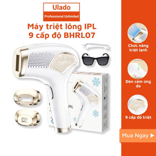 Máy Triệt Lông Lạnh Cầm Tay IPL Tẩy Lông Toàn Thân 9 Cấp Độ Triệt Lông Không Gây Đau Rát, Trẻ Hóa Da
