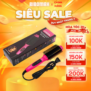 Lược điện Nova 8810 uốn xoăn tạo kiểu tóc đa năng bibomax2020