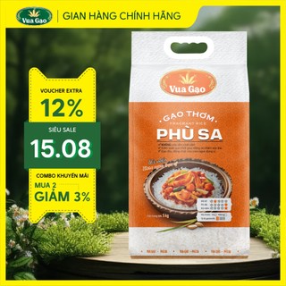 Gạo ST21 Vua Gạo - Túi 5kg - Gạo Dẻo Nhiều, Ngọt Nhẹ, Ráo Cơm