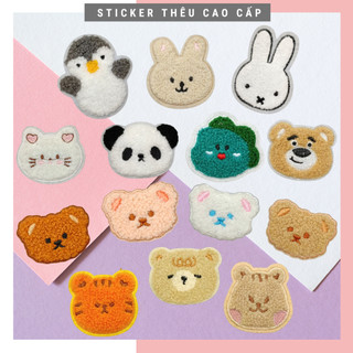 Sticker ủi áo Cao cấp, sticker vải dùng làm miếng vá áo, phụ kiện trang trí quần áo, balo, giày, nón