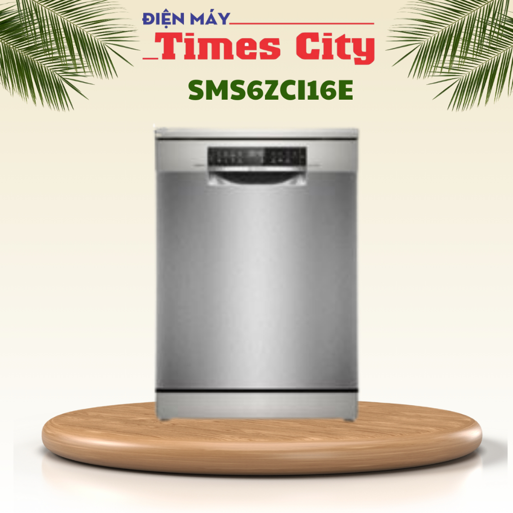 Máy rửa bát Bosch 14 bộ seri 6 SMS6ZCI16E Sấy Zeolith