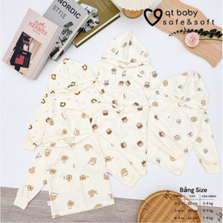 (MS124)Áo khoác mũ nỉ rất đẹp thu đông cho bé