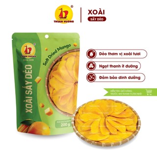 Xoài sấy dẻo Thuận Hương 500gr, 300gr, 200gr - Hàng Xuất Khẩu Loại 1 Cao Cấp
