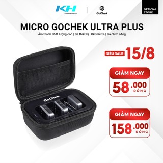 Thiết bị thu âm chuyên nghiệp Gochek tích hợp sử dụng đa thiết bị đa chức năng, Mic thu âm không dây Gochek Ultra Plus