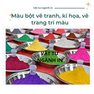 100 gram Màu bột vẽ tranh, vẽ trang trí màu, kí họa, luyện thi đại học khối mỹ thuật