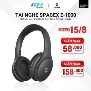 Tai nghe không dây Bluetooth Gochek SpaceX E-1000, Tai nghe chống ồn chủ động công nghệ âm thanh eS Audio