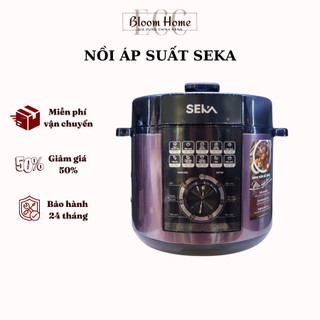 Nồi áp suất điện đa năng seka sk5858 dung tích 6l công suất 1000w, lòng nồi chống dính cao cấp