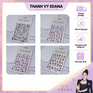 Sticker hình cute dán móng, miếng dán trang trí nail
