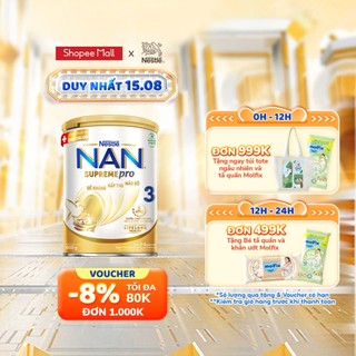 Sữa bột nestlé nan supremepro 3 800g nhập khẩu đức đạm gentle optipro ngừa mẫn cảm