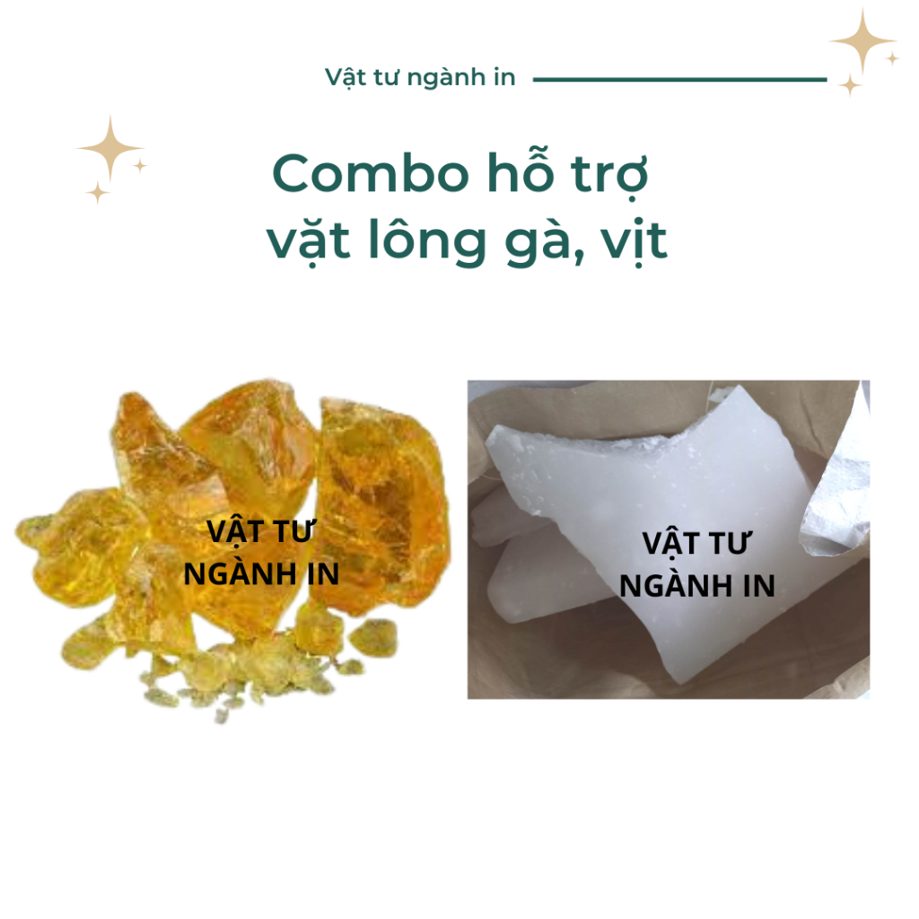 Combo hỗ trợ vặt lông gà vịt