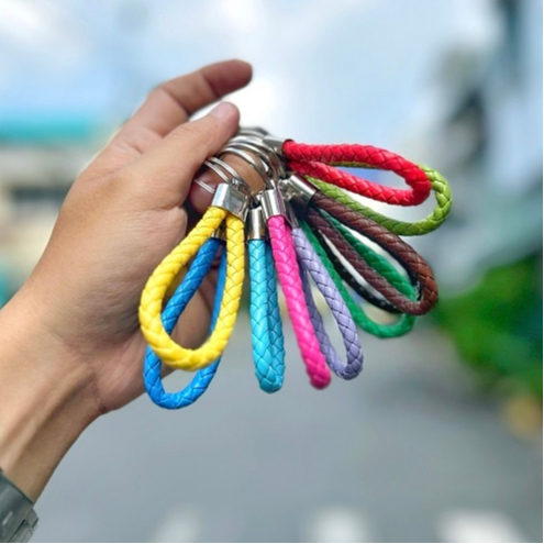 Móc Khóa Dây Bện Đa Màu Sắc
