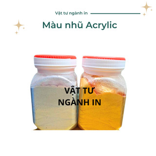 Màu nhũ Acrylic dùng để tô tượng, vẽ tranh
