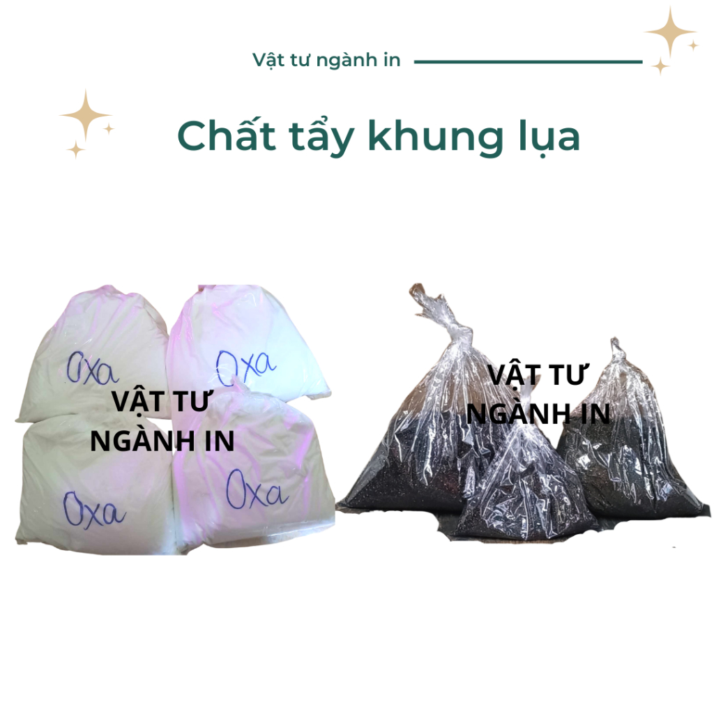Chất tẩy rửa khung lụa