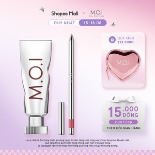 Bộ đôi Son dưỡng có màu M.O.I Jelly Lip Gloss và Chì kẻ viền môi Perfect Shape Lip Liner